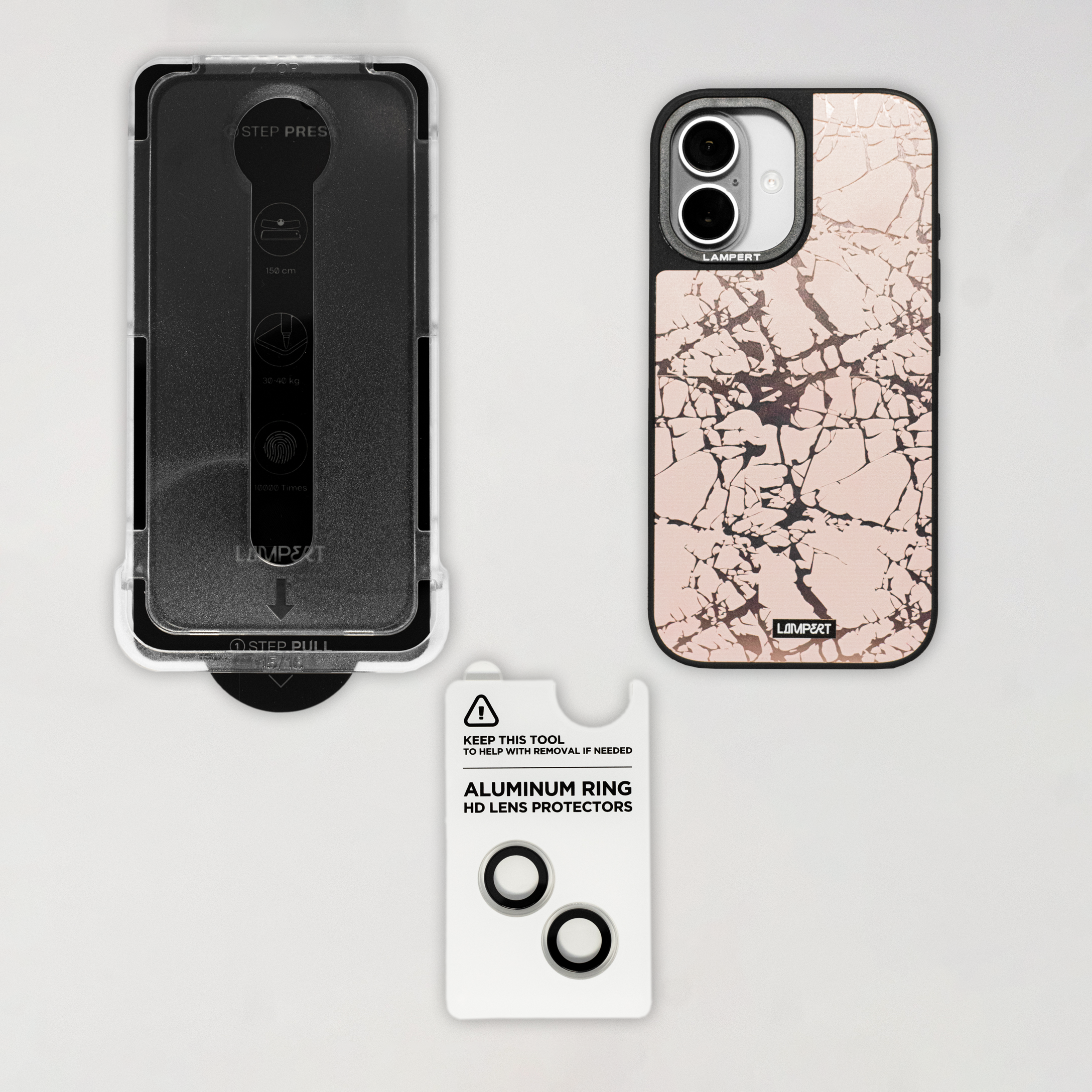 Ultra Safe Combo: Case + Screen-Protector + Camera Lens-Protector